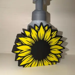 Sunflower Soap Holder - Vibrant Yellow Design for Bathroom Organization
