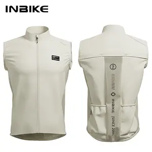 INBIKE Unisex Cycling Vest Windproof Sleeveless Bicycle Jacket, Lightweight Breathable Vest with 2 Pockets