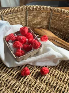 Birthday candles, Raspberry Candles 10ct