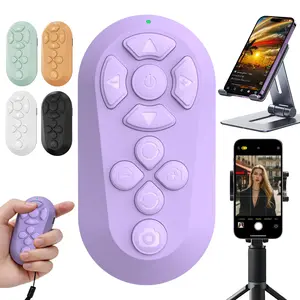 ZOZVO Bluetooth Remote Control - Universal Mobile Accessory for Smartphone/Cellphone, TikTok Scrolling, Continuous Liking, Selfie Focus Adjustment, E-Book Page Turning, Compatible with Android, iOS, Ideal Gift for Adults, Accessories, Controller