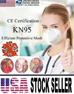 Adult Disposable 50-500 KN95 Face Mask 5 Layer C.E Approval FFP2 95% Healthcare Virus Protective Protection Kiddie