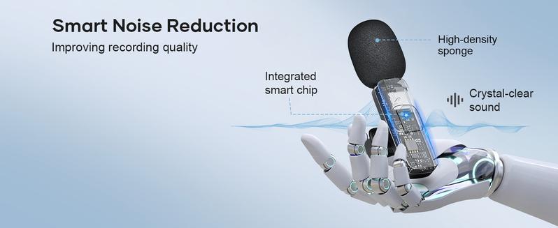 KUKIHO K9 2 Pack Wireless Lavalier Microphone for iPhone iPad and Android Phone, Lapel Mic Plug and Play Wireless Mic Noise Reduction Microphone for Video Recording Interview Podcast Vlog YouTube Tiktok