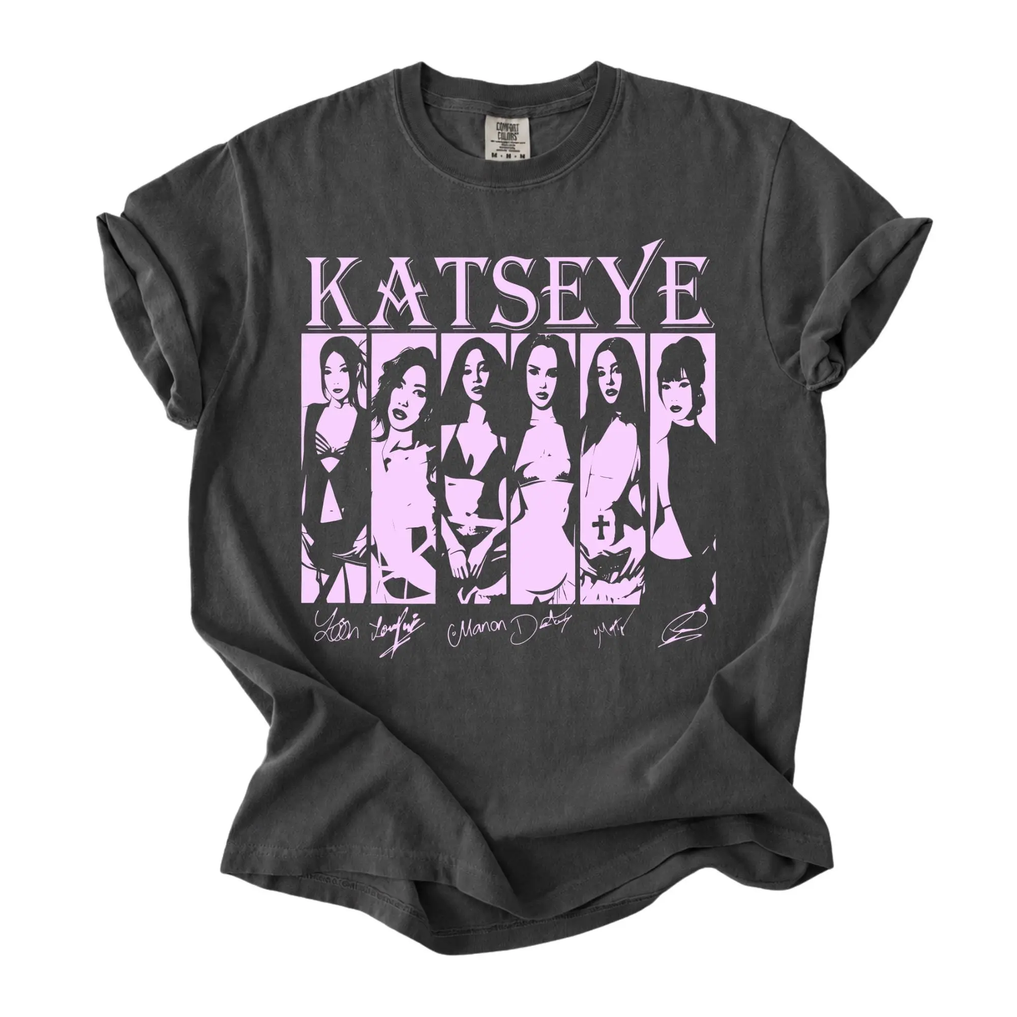 Comfort Colors Katseye Girls Tee, Katseye Members Kpop Shirt, Beautiful Chaos Tour, Kpop Music Fan Gift