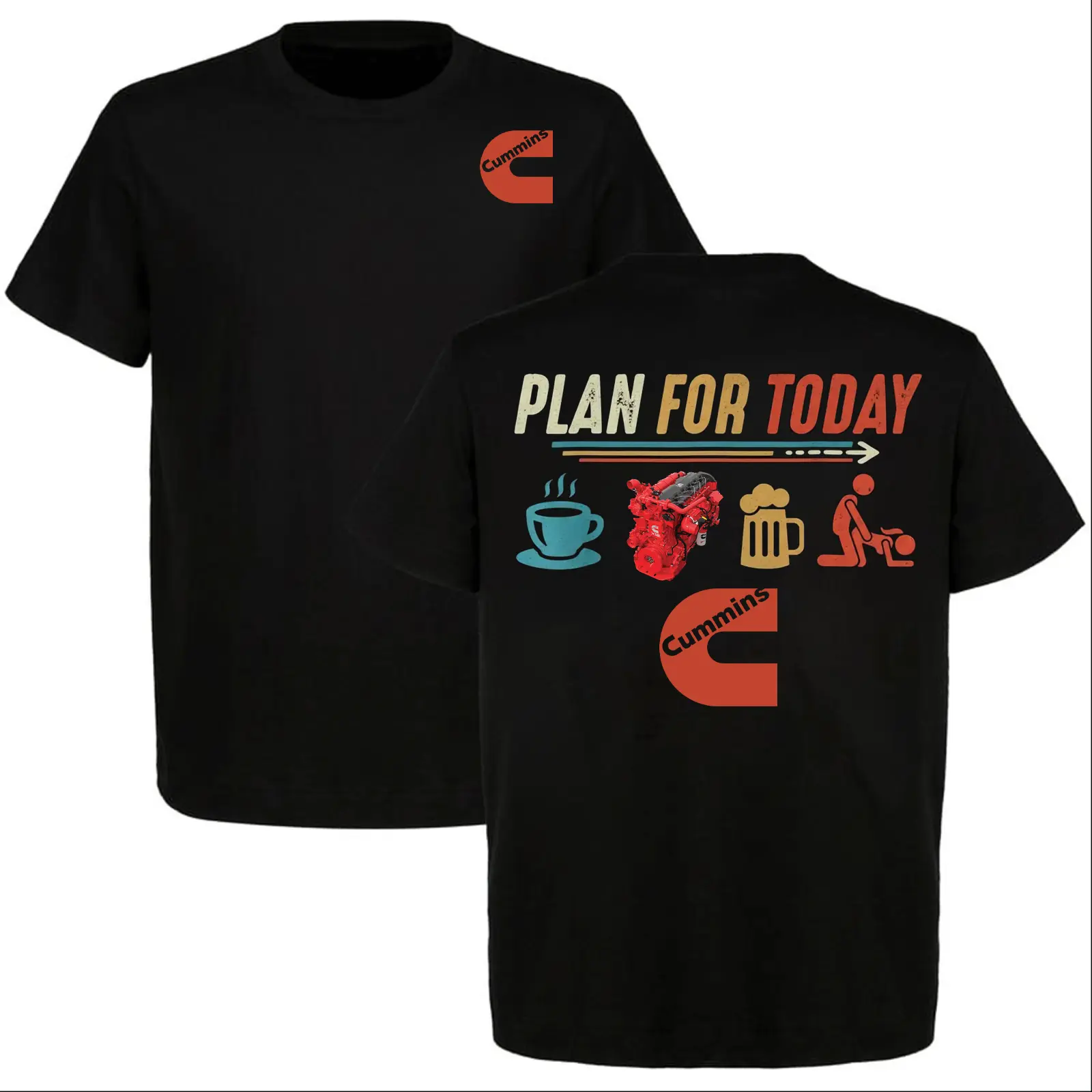 Cummins Diesel Plan For Today T-shirt, Cummins Shirt, Diesel Power Tee, For Car & Truck Enthusiast