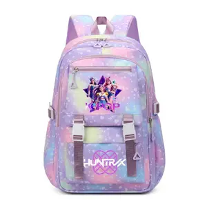 New Backpacks KPop Demon Hunters Printe School Bags For Boys Girls Shoulder Bags Cartoon Capacity Laptop Mochilas