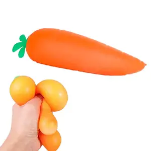 Squeeze into joy with our 5-inch Easter carrot squishy! Super soft and satisfying for stress relief and sensory fun, it makes a lovely DIY toy