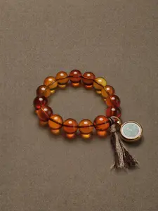 Natural Amber Thangka Bracelet
