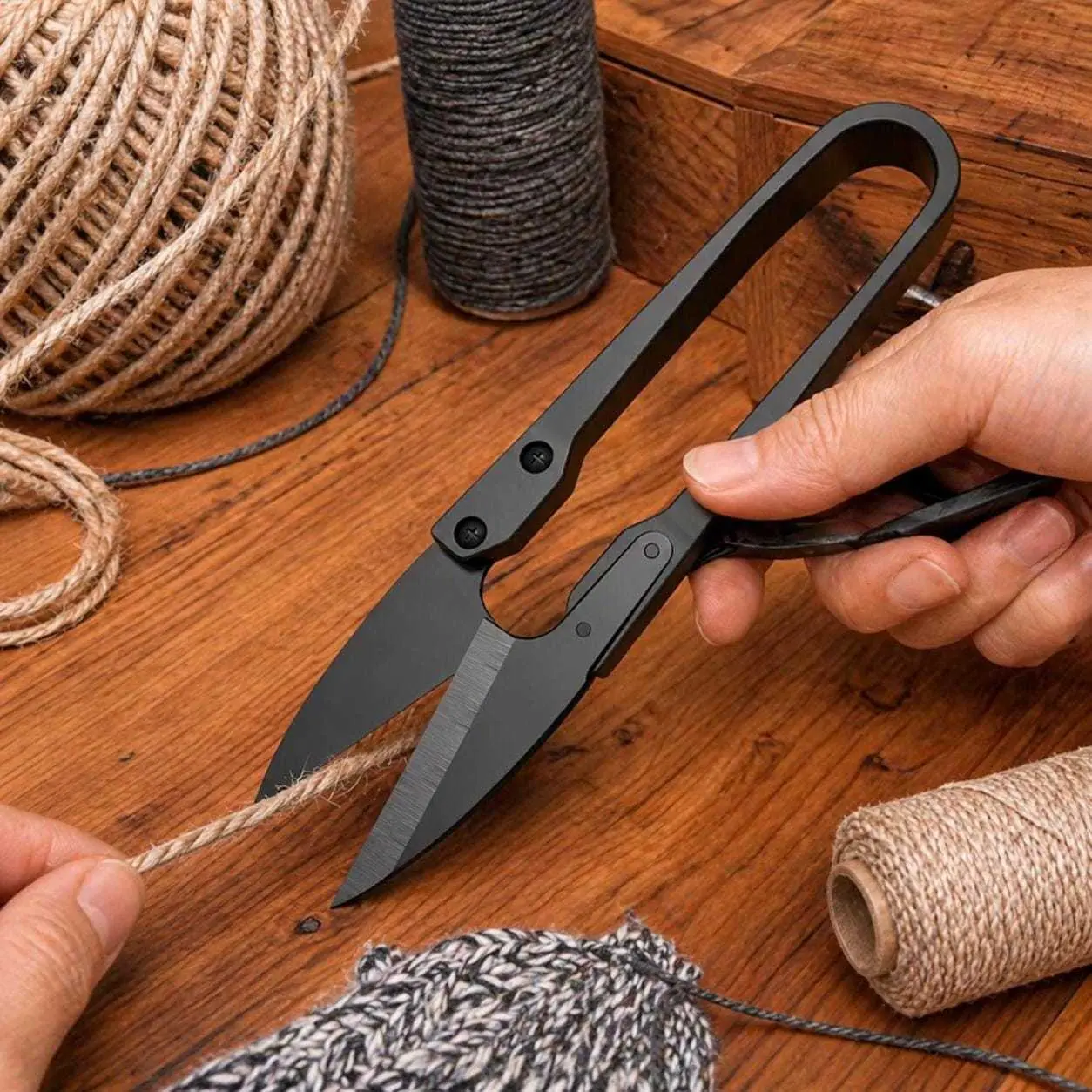 U-Shape Embroidery Scissors for Precision Cutting
