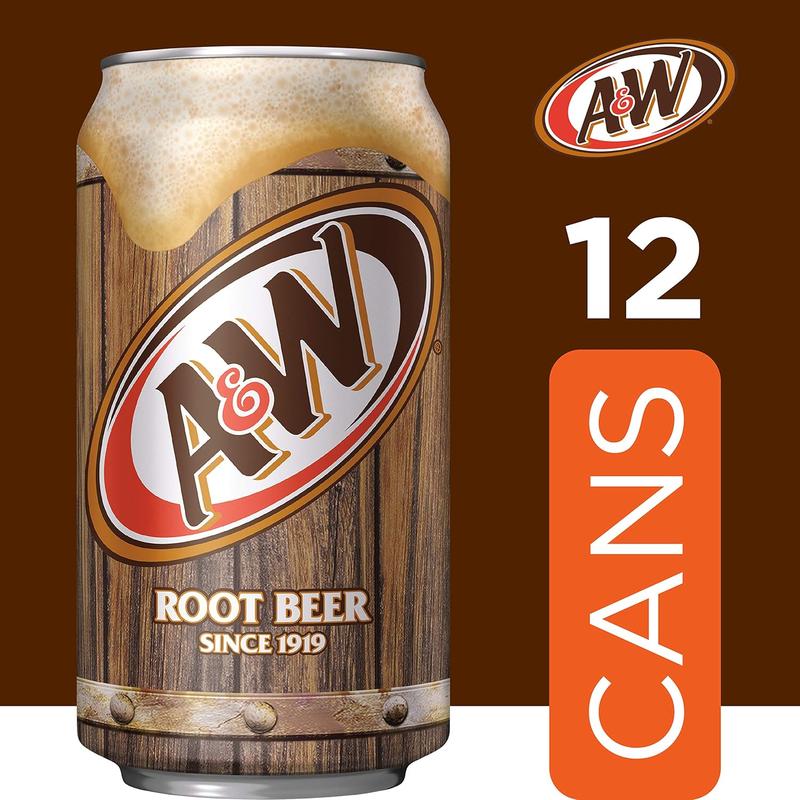 Root Beer Soda, 12 fl oz cans, 12 pack