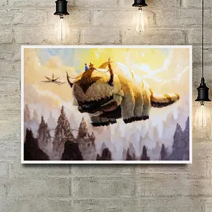 Avatar The Last Airbender Appa Art Print Poster