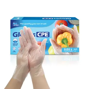 CPE GLOVES – 20 Mic, 1000PCS | Disposable, Food-Safe, Super Tear Resistant Gloves