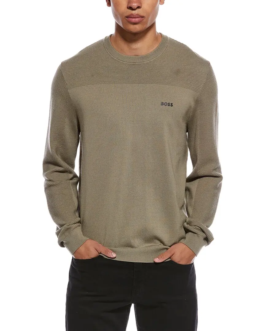 BOSS Hugo Boss Momentum Wool-Blend Crewneck Sweater