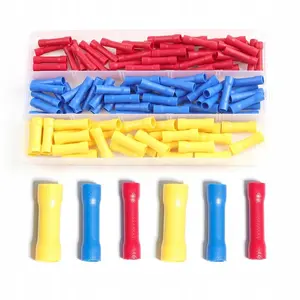 120pcs Insulated Electrical wire connectors Tubular Copper tube terminals