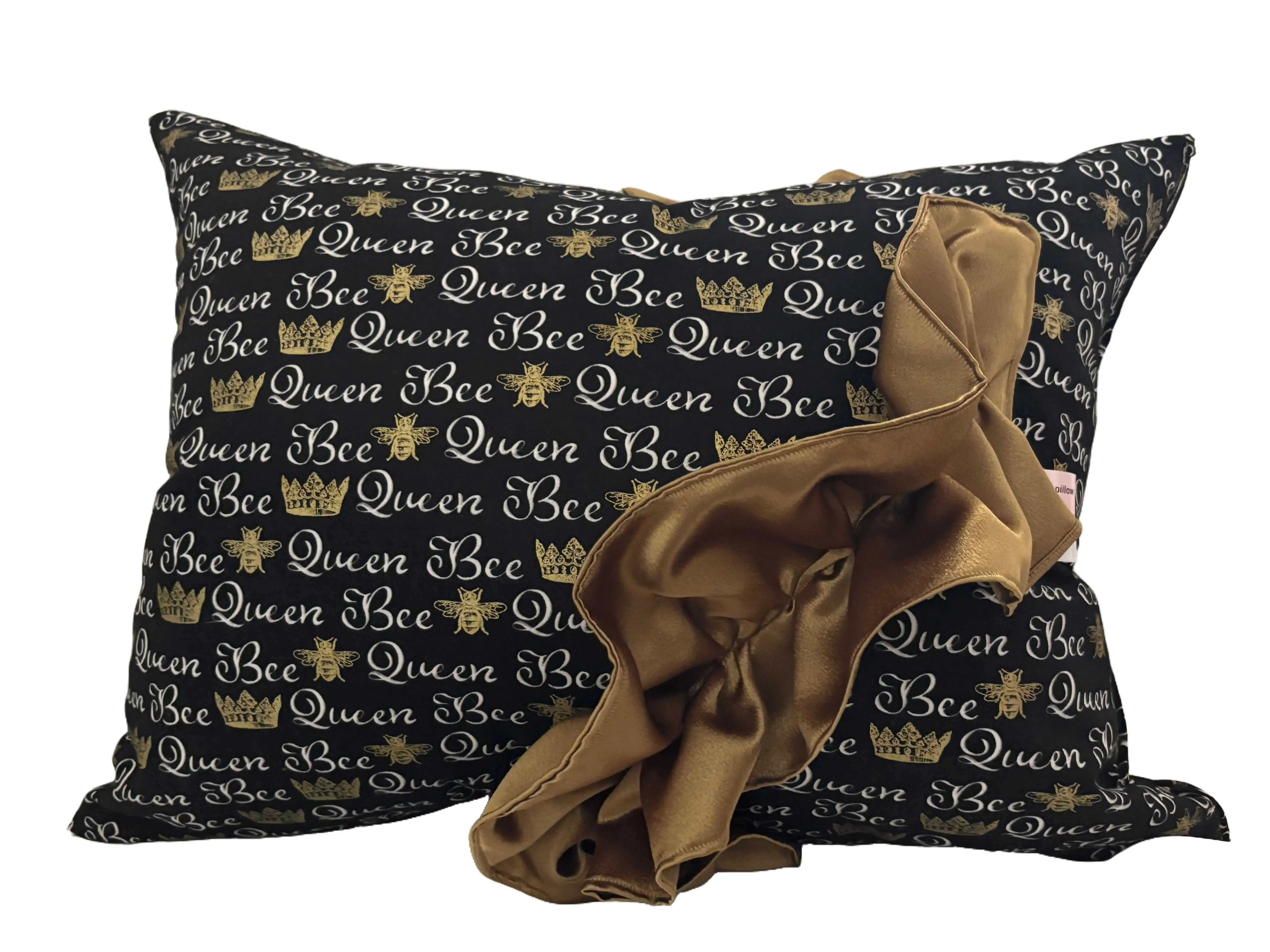 Queen Designer Pillows, 16in x 20in Soft Bedding Textile, Home Decor Soft Furnishings