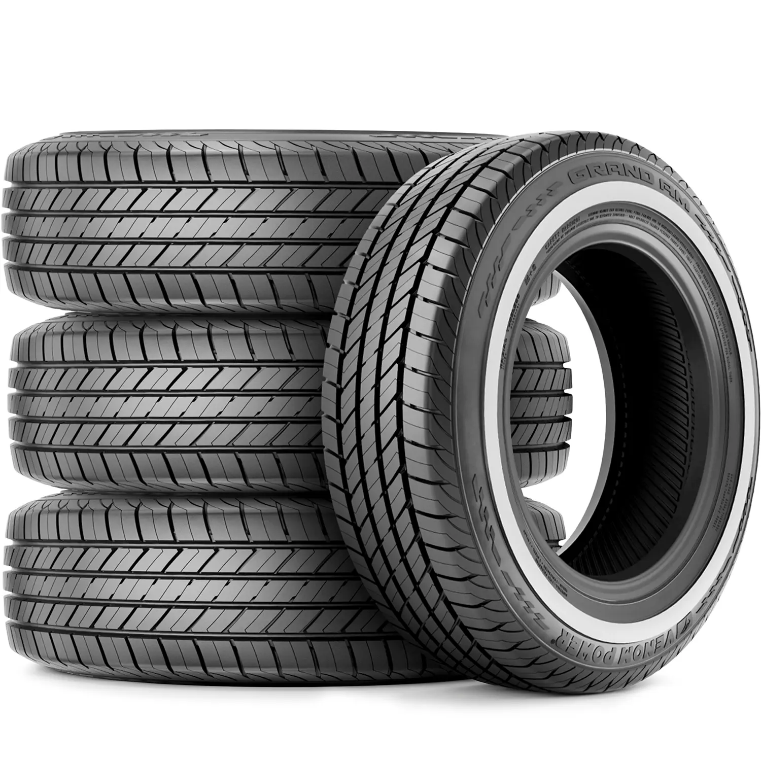 4 Tires Venom Power Grand AM 155R15 82S AS A/S All Season