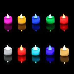24 Pack LED Electronic Candles, New Year Spring Festival Party Decoration, Birthday Valentine's Day Surprise Scene Setup