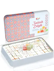 Sarah's Candy Factory, Turkish Delight with Assorted Fruit Flavors (30 oz) Gift Box for Everyone