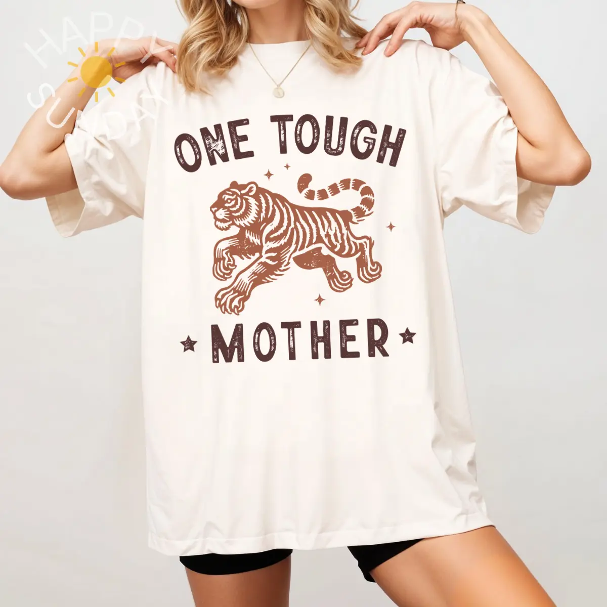One Tough Mother Comfort colors  Shirt,  Mother's Day Shirt, Trendy Mama Tiger shirt, Tough Mom Tee