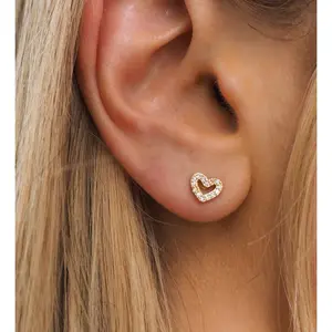 Pixie Heart Studs