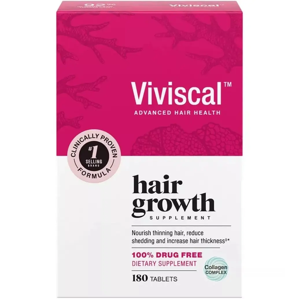 Viviscal Hair Growth Supplements for Women, 180 Tablets, 90-Day Supply