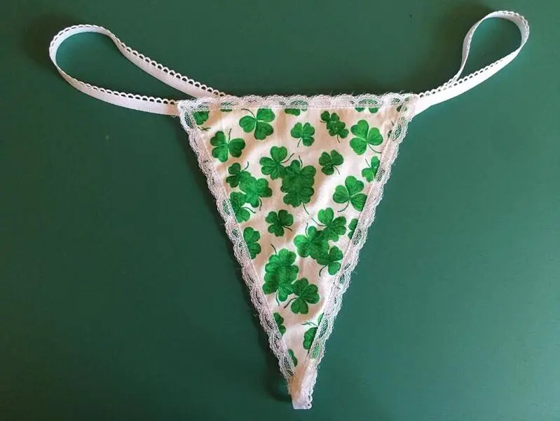 Women White HAPPY ST PATRICKS DAY Shamrocks Gstring Thong Sexy Ireland Underwear - TikTok Shop Women White HAPPY ST PATRICKS DAY Shamrocks Gstring Thong Sexy Ireland Underwear - TikTok Shop