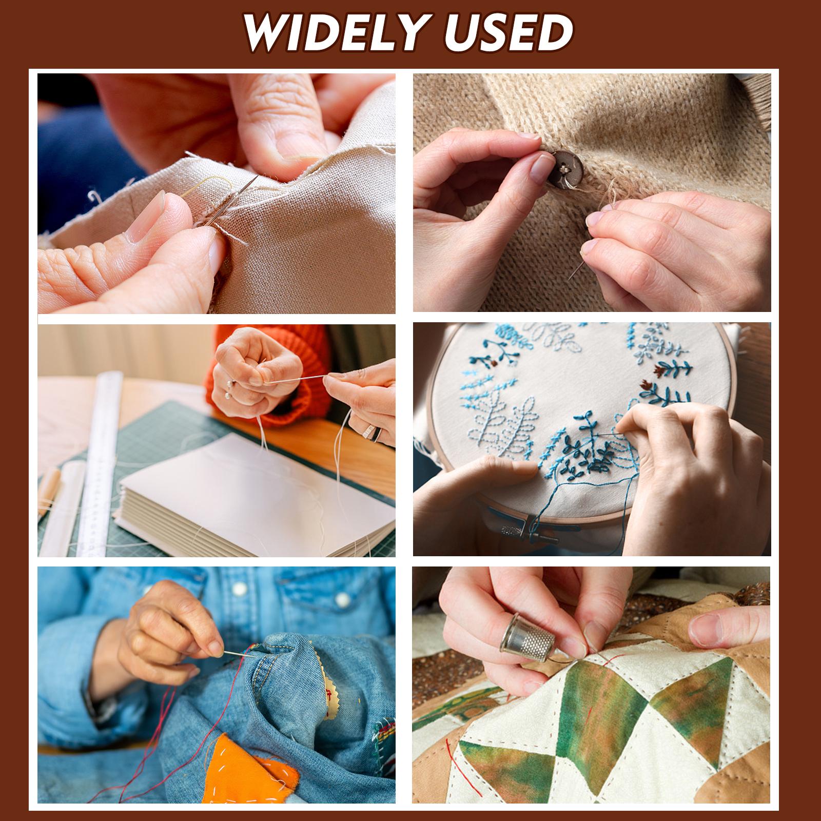 Harxvto 48 Pieces Heavy Duty Sewing Kit With Sewing Awl, Seam Ripper, Leather Hand Sewing Stitching Needles, Sewing Thread For Car, Sofa, Backpack, Shoe, Craft DIY Upholstery Restoration Kit