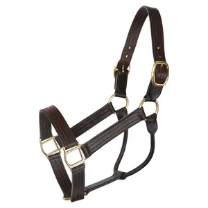 Schneiders 4-Row Stitch Double Ply Leather Halter