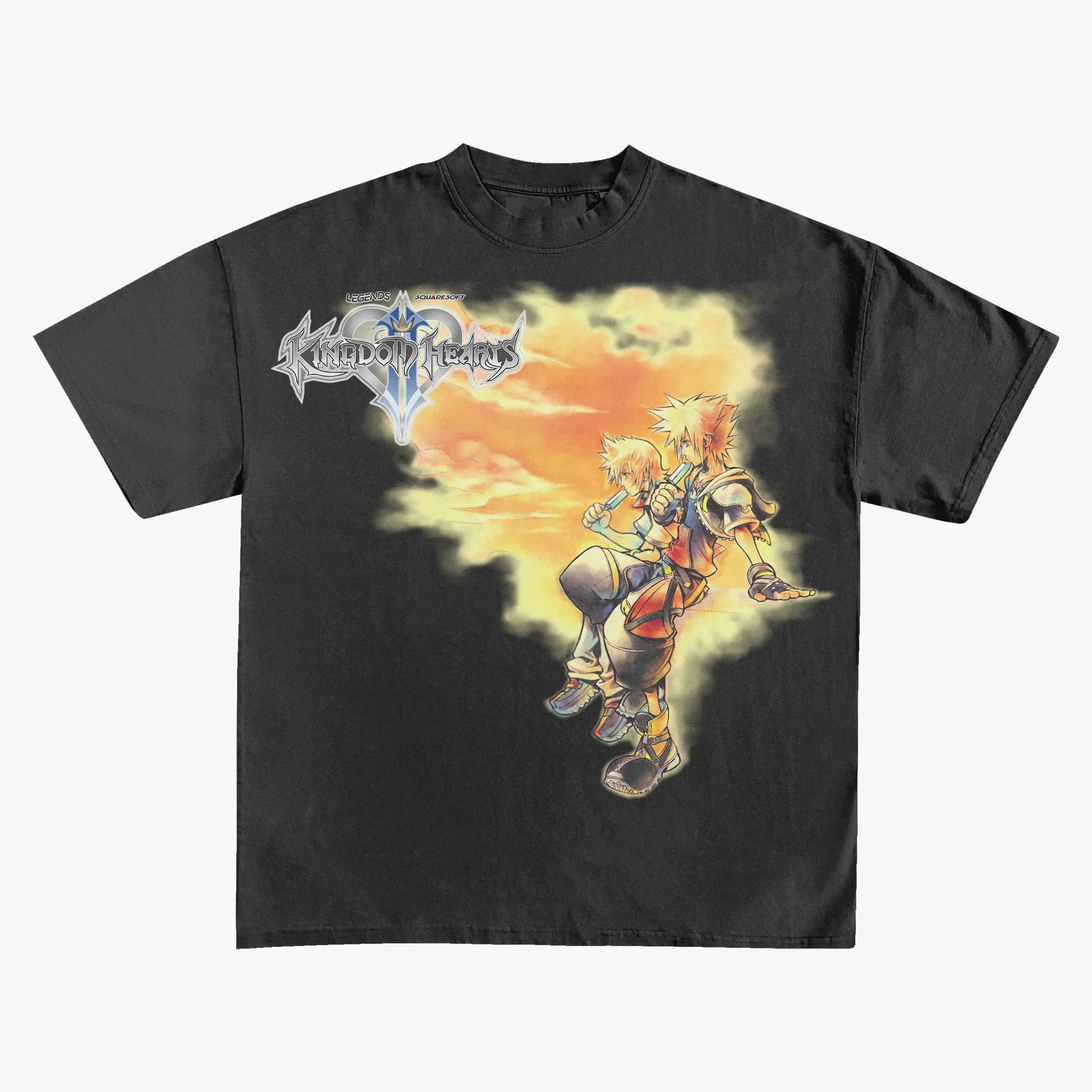 Kingdom Hearts Vintage Graphic Tee - RPG Fan Shirt, Heartless, Nobodies & Epic Story Vibes, TikTok Trend Style