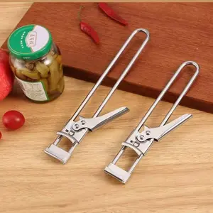 New Stainless Steel Bottle Opener Adjustable Can Opener Multi-Functional Kitchen Tool Effort-Saving Can Opener Gadget