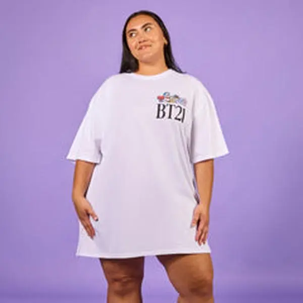 good vibes t shirt dress Positive Vibes T-Shirt Dress - Blue