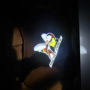 Dodge Challenger LED Door Puddle Lights SRT Hellcat Scat Pack R/T Logo Projection Pair Vibrant HD Projection Enhanced Cooling  SRT, Hellcat, R/T, Scatpack Challenger