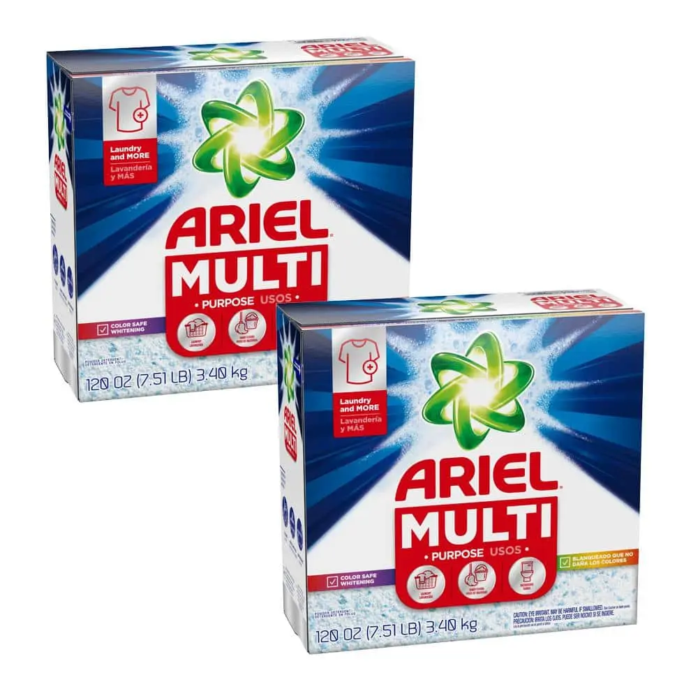 Multi Purpose Original Scent Powder Laundry Detergent, 95-Loads, 120 oz., 2-Pack