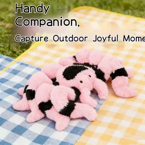 30cm50cm110cm Tarantula Plush Doll Toy Black Pink Wolf Spider Plush Spider Dolls Healing Toys Decoration Bolster Birtdhay Gift