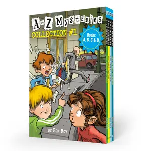 A to Z Mysteries Boxed Set Collection  (Books A, B, C, & D) -- Ron Roy - Boxed Set
