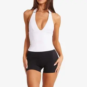 Ethereal Deep V-Neck Wrap Top