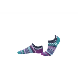 Solmate Socks Moonstone Ankle Socks - Mismatched, Recycled Cotton, Made in USA