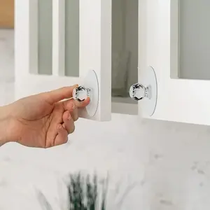 4 Drawer No-Drill Pull Handles, Adhesive Cabinet Door Handles, Glass Door Hardware, Closet Hooks, Toilet Lifting Handle, Door Knob