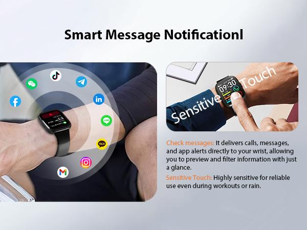 Alexa-Enabled Smart Wristwatch (Wearable Device), 1.83" HD LCD Touchscreen Fitness Tracker with Bluetooth Call, Heart Rate Monitor, Sleep Tracking, 120+ Sports Modes, IP68 Waterproof for Android & iPhone (with Camera), Workout, Magnetic, Charging Alexa-Enabled Smart Wristwatch (Wearable Device), 1.83" HD LCD Touchscreen Fitness Tracker with Bluetooth Call, Heart Rate Monitor, Sleep Tracking, 120+ Sports Modes, IP68 Waterproof for Android & iPhone (with Camera), Workout, Magnetic, Charging