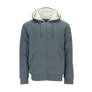 Sherpa Lined FZ Hoody - Mens