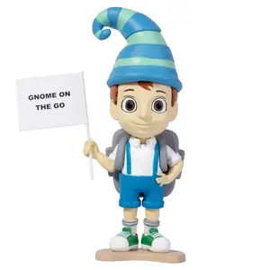 Gnome on the Go – Little Boy Gavin Travel Adventure Companion | Travel Gnome for Kids | Fun Travel Gifts & Kids Travel Essentials | Cute Gnome Gifts for Young Explorers