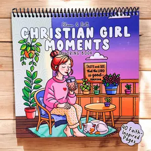 Christian Girl Moments Coloring Book