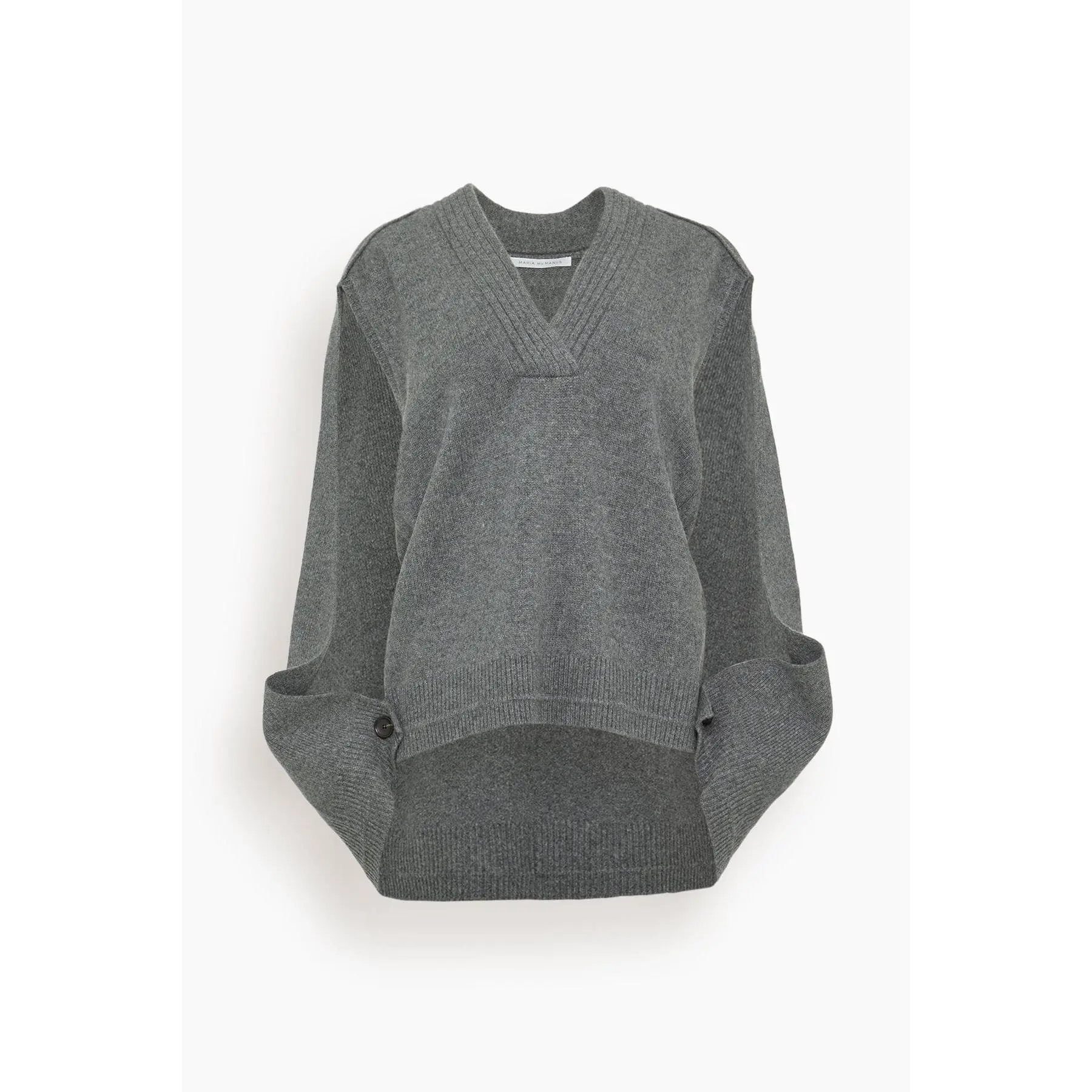 Cocoon Cape in Medium Heather Grey