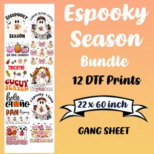 Espooky Bundle Ready To Press DTF Transfers