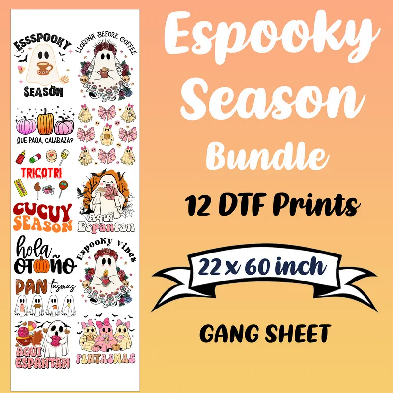 Espooky Bundle Ready To Press DTF Transfers