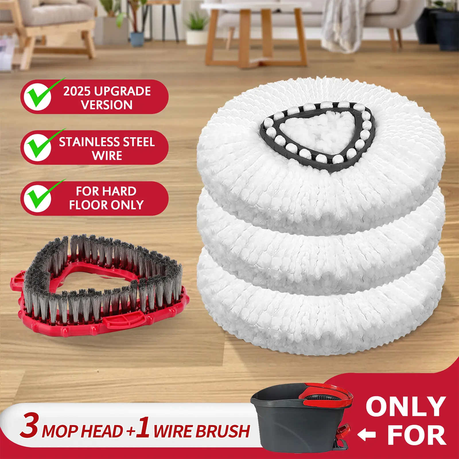 3Trianglemop+1Wirebrush