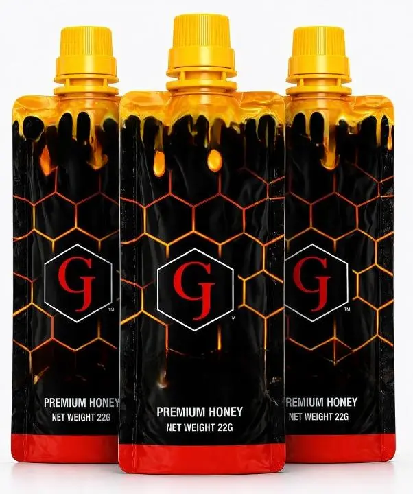 Organic Premium Natural Pure Honey with Bee Pollen & Royal Jelly – 15g x 3 Pack Sachets Organic Premium Natural Pure Honey with Bee Pollen & Royal Jelly – 15g x 3 Pack Sachets
