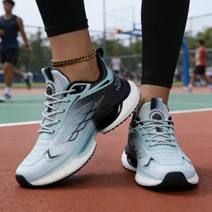 Women's Large Size 6-12 Athletic Casual Shoes - Lightweight, breathable mesh running shoes with shock absorption, non-slip sole, lace-up closure, Low-top design for all seasons