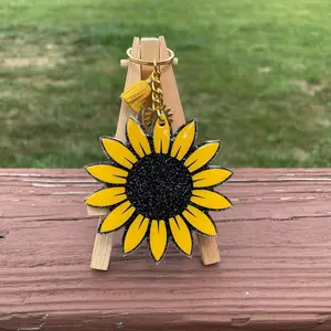 Sunflower Keychain - Multiple Design