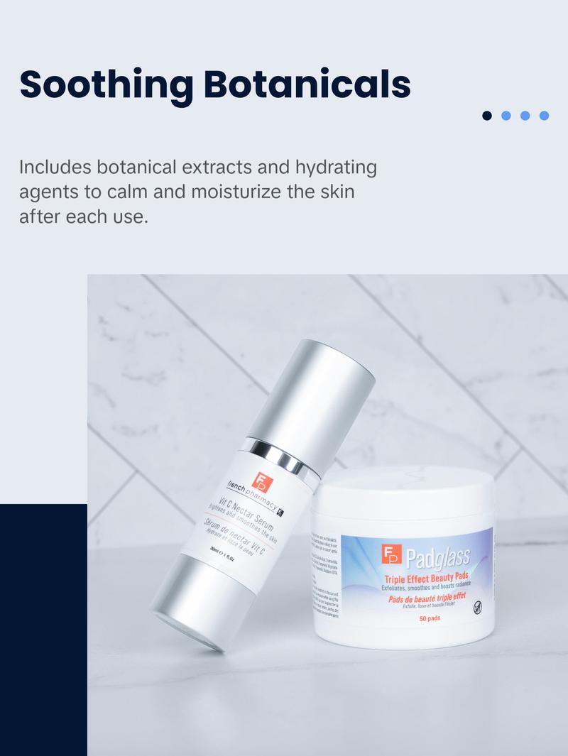 French Pharmacy PadGlass Triple Effect Exfoliating Beauty Pads