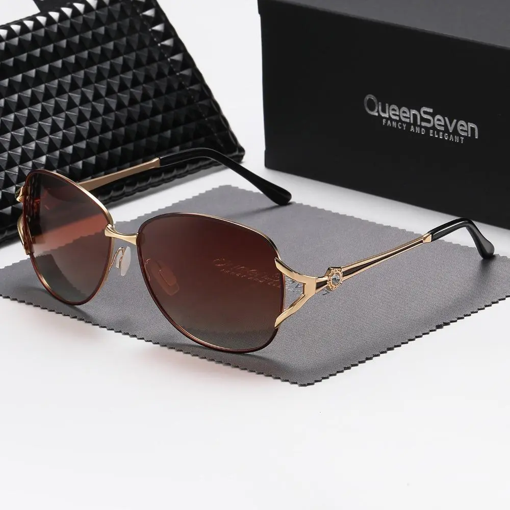 QueenSeven unisex vintage polarized sunglasses stylish outdoor sun visor driving sunglasses UV400